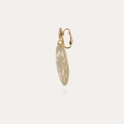 Boucles d'oreilles Diva grand modèle dorées