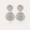 Boucles d'oreilles Diva Nuage argentées