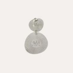 Boucles d'oreilles Diva Nuage argentées