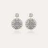 Boucles d'oreilles Diva petit modèle argentées