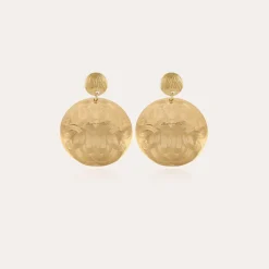 Boucles d'oreilles Diva petit modèle dorées