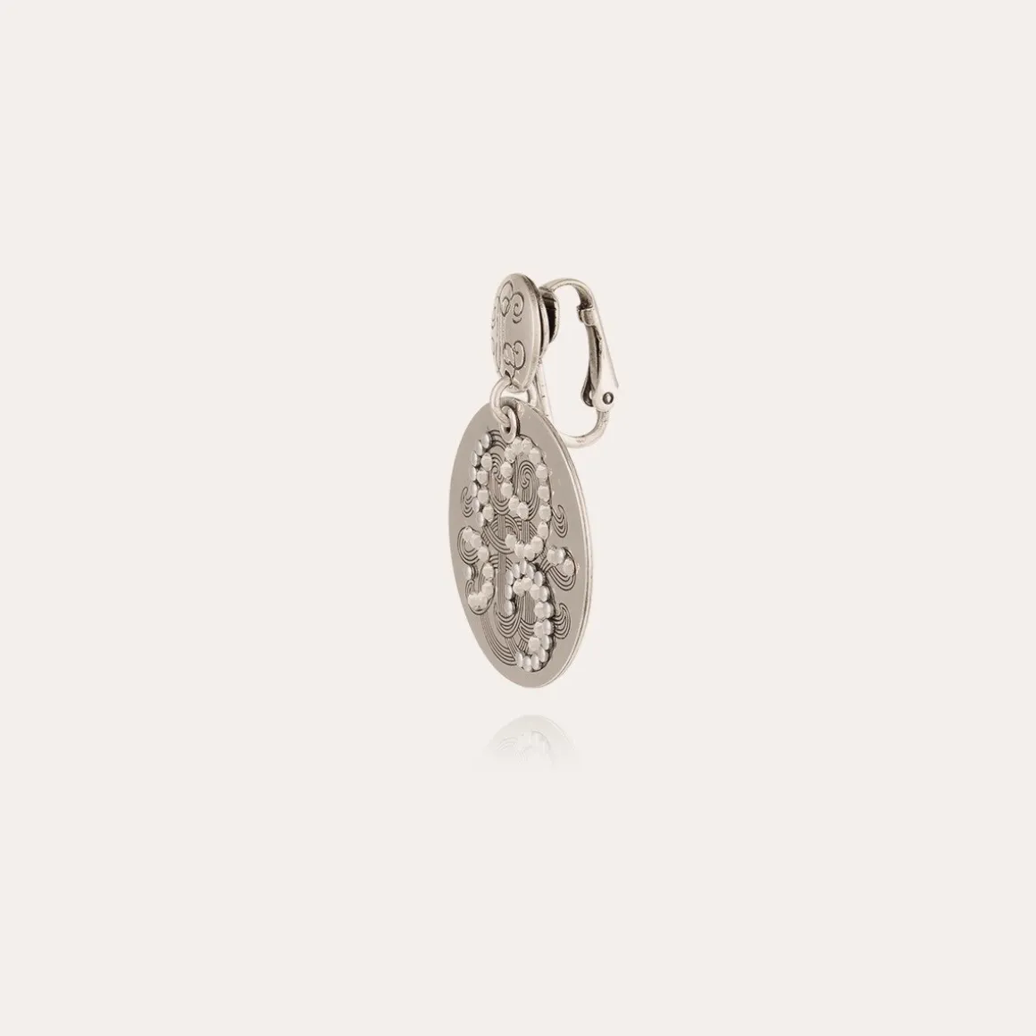 Boucles d'oreilles Diva strass petit modèle argentées