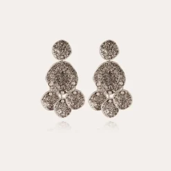 Boucles d'oreilles Eclipse Sequin petit modèle argentées