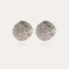 Boucles d'oreilles Eclipse Moon argentées
