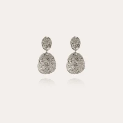 Boucles d'oreilles Eclipse petit modèle argentées
