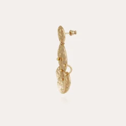 Boucles d'oreilles Eclipse Sequin petit modèle dorées