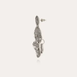 Boucles d'oreilles Eclipse Sequin petit modèle argentées