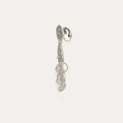 Boucles d'oreilles Eclipse Sequin petit modèle argentées