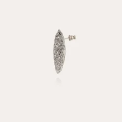 Boucles d'oreilles Eclipse Moon argentées