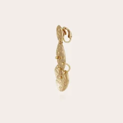 Boucles d'oreilles Eclipse Sequin petit modèle dorées