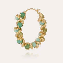 Boucles d'oreilles Eurydice petit modèle dorées