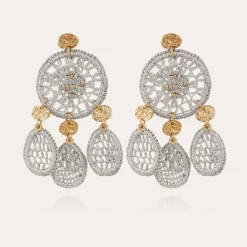 Boucles d'oreilles Fanfaria petit modèle dorées