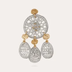 Boucles d'oreilles Fanfaria petit modèle dorées