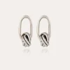 Boucles d'oreilles Gil argentées