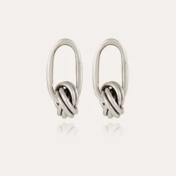 Boucles d'oreilles Gil argentées