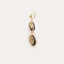 Boucles d'oreilles Idylle petit modèle dorées