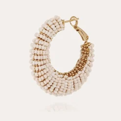 Boucles d'oreilles Izzia grand modèle dorées