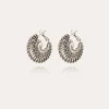 Boucles d'oreilles Izzia nu petit modèle argentées