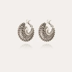 Boucles d'oreilles Izzia nu petit modèle argentées