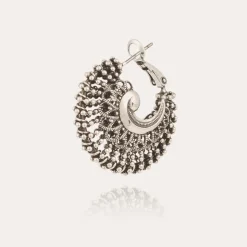 Boucles d'oreilles Izzia nu petit modèle argentées