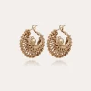 Boucles d'oreilles Izzia petit modèle dorées
