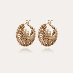 Boucles d'oreilles Izzia petit modèle dorées