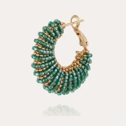 Boucles d'oreilles Izzia petit modèle dorées