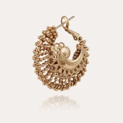 Boucles d'oreilles Izzia petit modèle dorées
