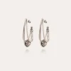 Boucles d'oreilles Jupi argentées