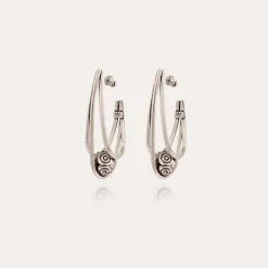 Boucles d'oreilles Jupi argentées