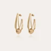 Boucles d'oreilles Jupi dorées