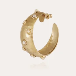 Boucles d'oreilles Leontia petit modèle dorées