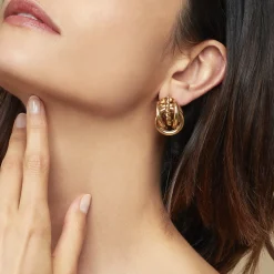 Boucles d'oreilles Lilou dorées