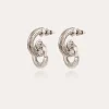 Boucles d'oreilles Lizette argentées