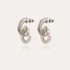 Boucles d'oreilles Lizette argentées