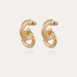 Boucles d'oreilles Lizette dorées