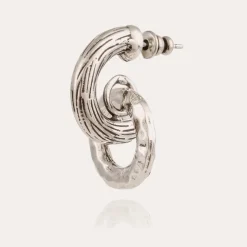 Boucles d'oreilles Lizette argentées