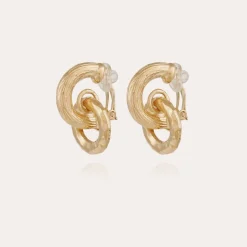 Boucles d'oreilles Lizette dorées