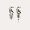 Boucles d'oreilles Lizza argentées