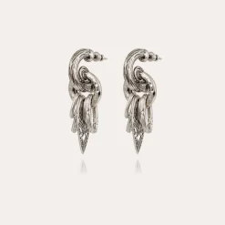 Boucles d'oreilles Lizza argentées