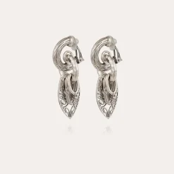 Boucles d'oreilles Lizza argentées