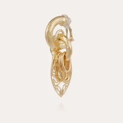Boucles d'oreilles Lizza dorées