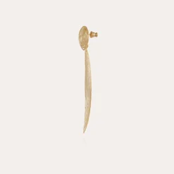 Boucles d'oreilles Longwave petit modèle dorées