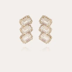 Boucles d'oreilles Léonor 3 dorées