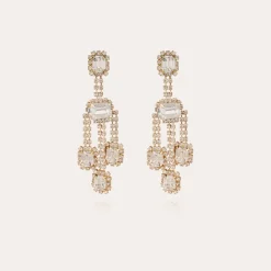 Boucles d'oreilles Léonor dorées