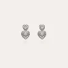 Boucles d'oreilles Love mini argentées