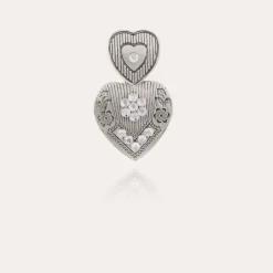 Boucles d'oreilles Love mini argentées