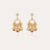 Boucles d'oreilles Lucce Maranzana dorées