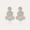 Boucles d'oreilles Lucky Sequin petit modèle argentées