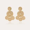Boucles d'oreilles Lucky Sequin petit modèle dorées